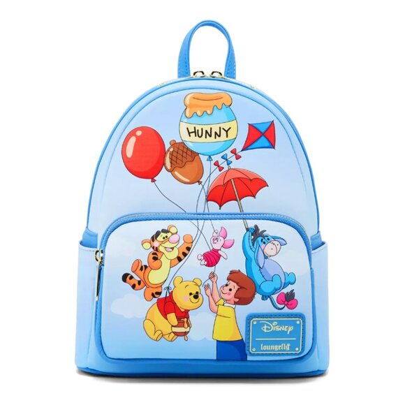 Loungefly Disney Winnie the Pooh Balloon Group Portrait Mini Backpack - Picture 1 of 4